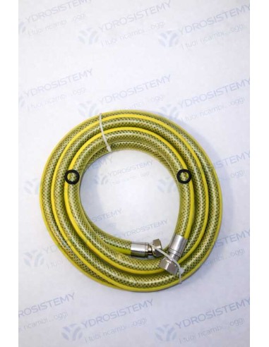 Tubo Flessibile Gas Con Guaina F/F Per Cucina 3 MT Filetto 1/2" attacco F/F 90000092622