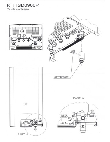 Trasduttore Di Pressione TRS 42 P + Manometro MAN0900P
