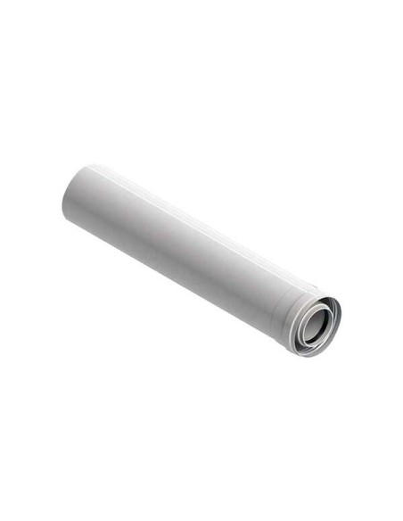 Prolunga per Coassiale Linea Condensazione Plastica Alluminio cm 50 - 60/100