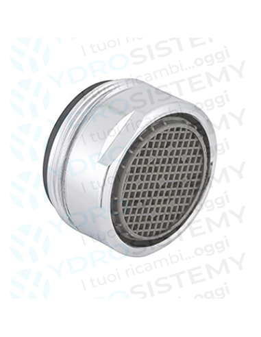 Aeratore/Filtro/Rompigetto Maschio guscio in Ottone Cromato M24 x 1"