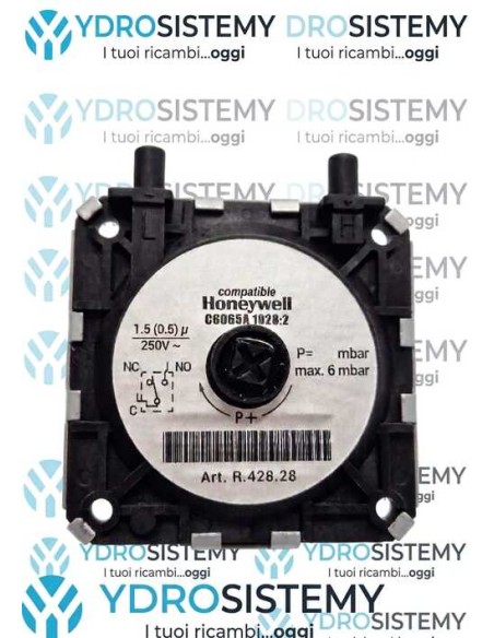 Pressostato Aria  Regolabile compatibile Honeywell  Vedi Cod: C6065A1028