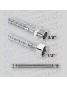 Flessibile Acciaio Inox 3/8" M x 1/2" F cm 25