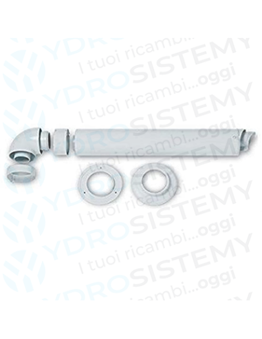 Kit Scarico Fumi Coassiale 60/100 Caldaia Camera Stagna / Tradizionale