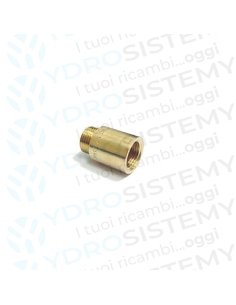 Prolunga Ottone Maschio/Femmina 1/2 x 1 Cm