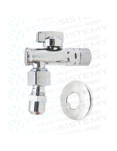 Rubinetto Sotto Lavabo 1/2 Con Snodo