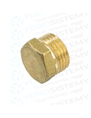 Tappo Ottone Maschio 3/8"