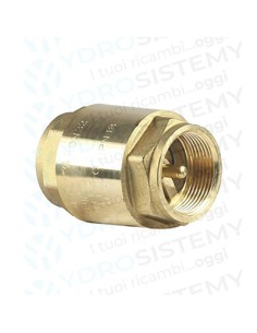 Valvola di Ritegno Ottone Femmina/Femmina 1/2"