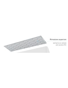 Filtro Aria Unità Interna flowy 9 - 12 lato superiore dello Split