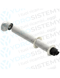 Kit Fumi Terminale Orizzontale Originale Ø60/100 M per caldaia a condesazione Beretta