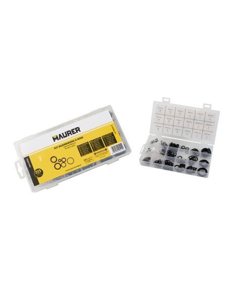 Cassetta Scatola Kit porta Guarnizioni O-Ring Assortite n.225 Pz