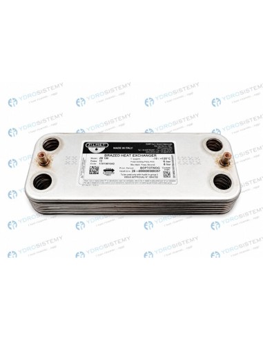 Scambiatore Sanitario 10 Piastre iinterasse 16cm