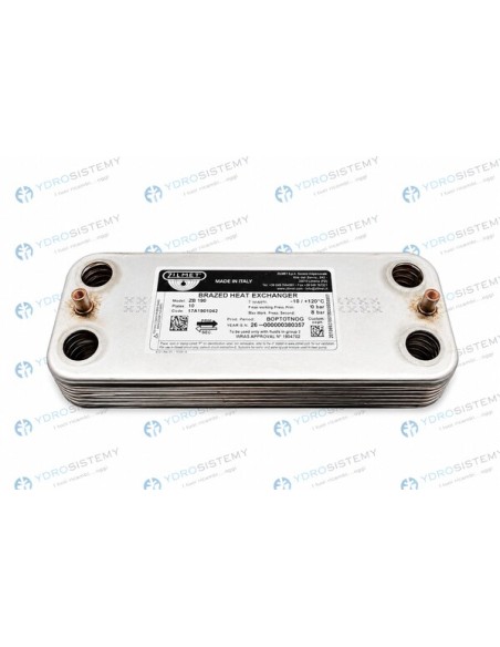 Scambiatore Sanitario 10 Piastre iinterasse 16cm