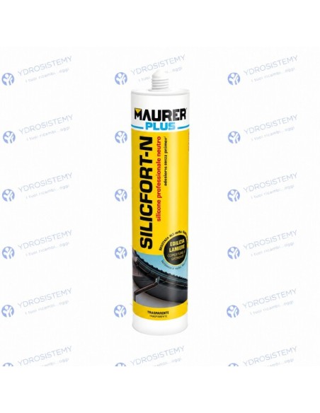 Silicone Neutro "Silicfort-N" Maurer Plus Bianco 310ML
