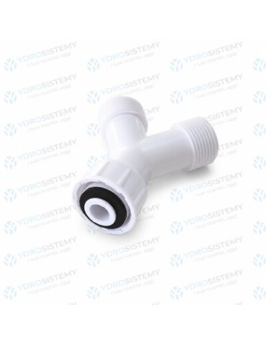 Raccordo A Tre Vie Per Carico Lavatrice e Lavastoviglie 3/4 M x 3/4 M x 3/4 F