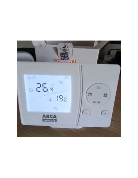 Cronotermostato Settimanale Digitale con Radiofrequenza e WiFi con Alimentatore