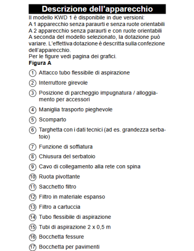 Aspirattutto con funzione Soffiatore Portatile Karcher  Kwd1