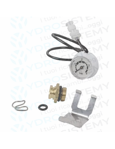 Kit Idrometro Manometro Ø 2,7cm ad innesto 0-4 Bar con forchetta(ex 87072080090)