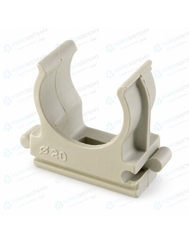 Fissatubo Clip (1pz) Ø20mm(interno) 25mm(Esterno)