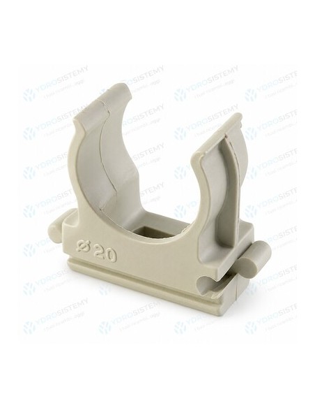 Fissatubo Clip (1pz) Ø20mm(interno) 25mm(Esterno)