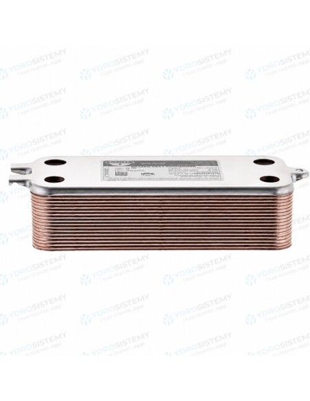 Scambiatore 18 Piastre Modello Junkers Con Alette Interasse 15,4 mm