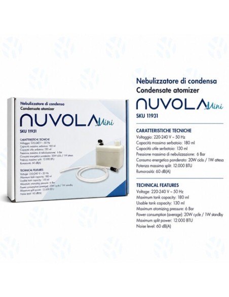 Nebulizzatore Mini Pompa Scarico Condensa Nuvola Mini