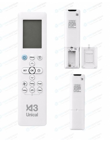 Telecomando per Climatizzatore Unical YA3     RIF:RG10B1(E)/BGEF