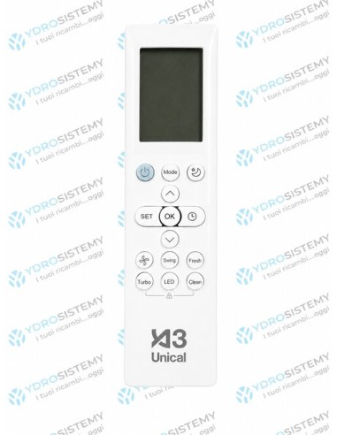 Telecomando per Climatizzatore Unical YA3     RIF:RG10B1(E)/BGEF