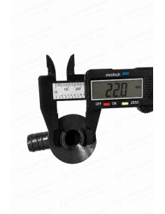 Pipetta Universale Scarico Condensa Climatizzatore Ø Foro 22mm. per Motocondensante