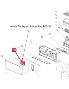 Display Unità Interna Unical Flowy 9-12-18
