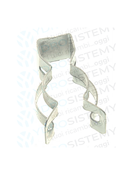 Molletta Forcella fissaggio Tubo Rame Scambiatore D.18 Immergas Vedi Cod: 1.021829