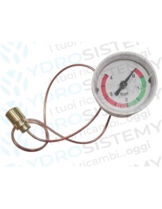 Idrometro Manometro Ø 4,3cm ad innesto 0-4 Bar con forchetta Hermann Saunier Duval