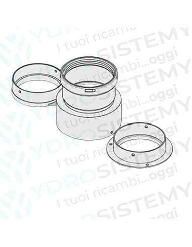 Kit Fumi Sistema Sdoppiato Ø80/80 per Condensazione