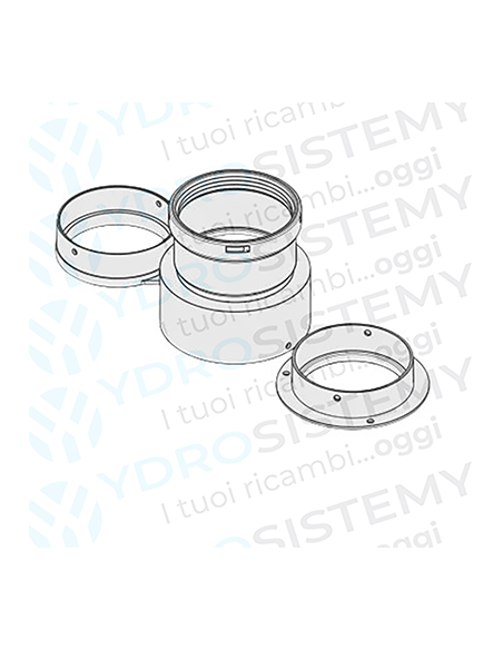 Kit Fumi Sistema Sdoppiato Ø80/80 per Condensazione